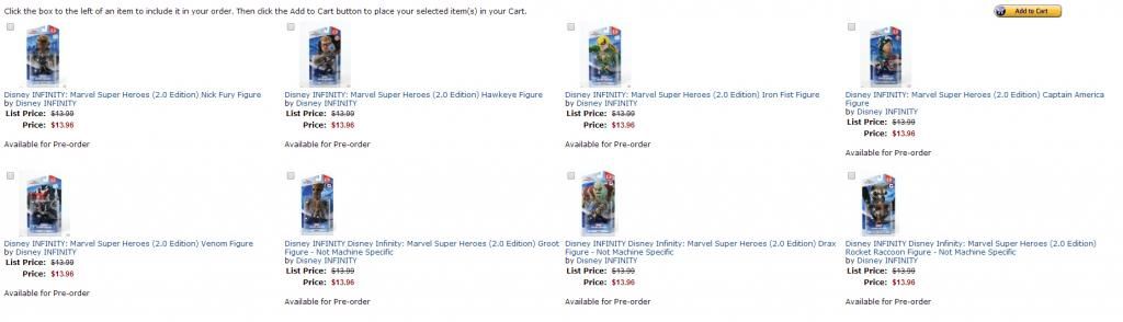 Disney Infinity 2.0: Marvel Super Heroes bonificación reserva