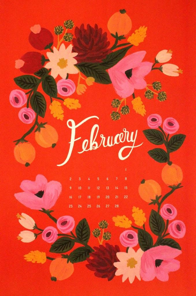 February 2014 Desktop Calendar