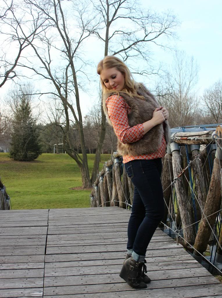 How to Wear a Fur Vest