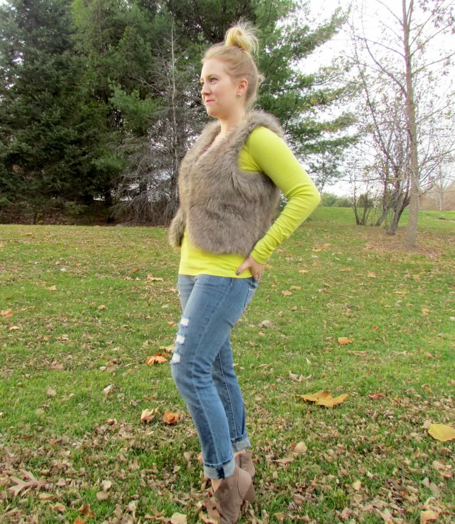 How to Wear a Fur Vest