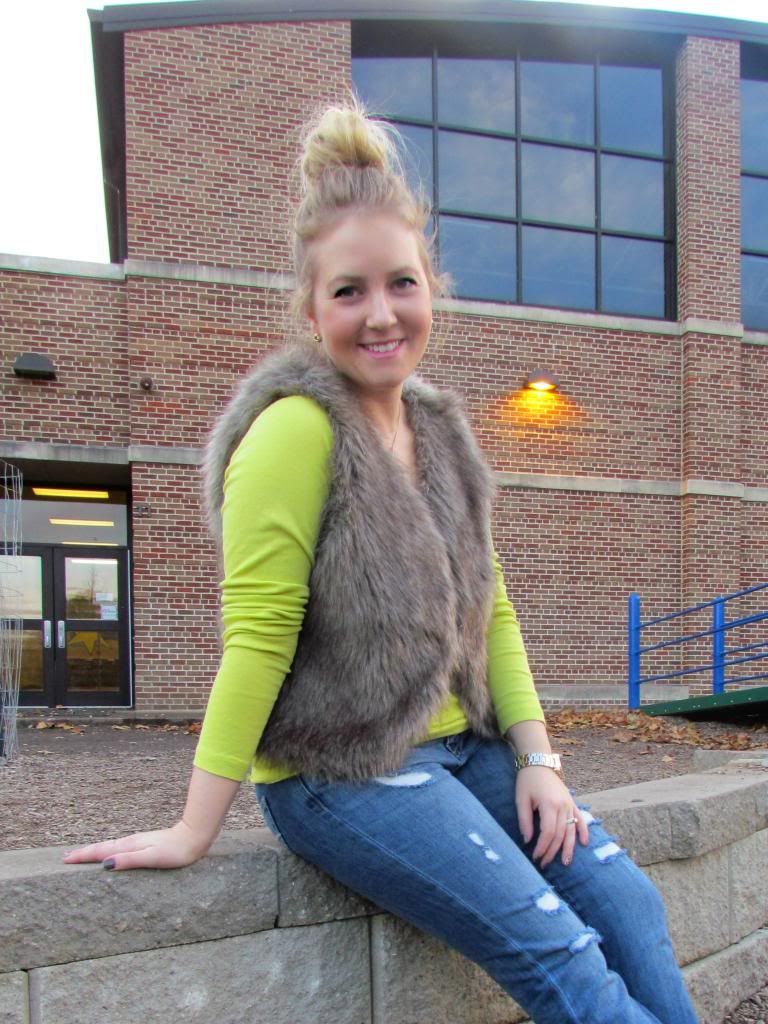 How to Wear a Fur Vest