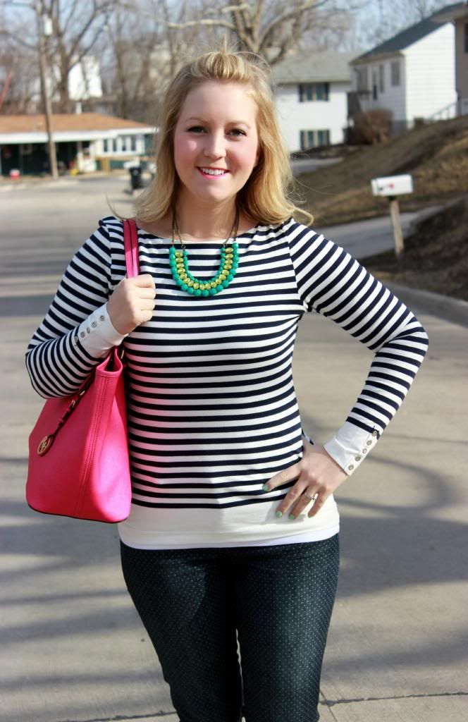 How to Wear Stripes and Polka Dots