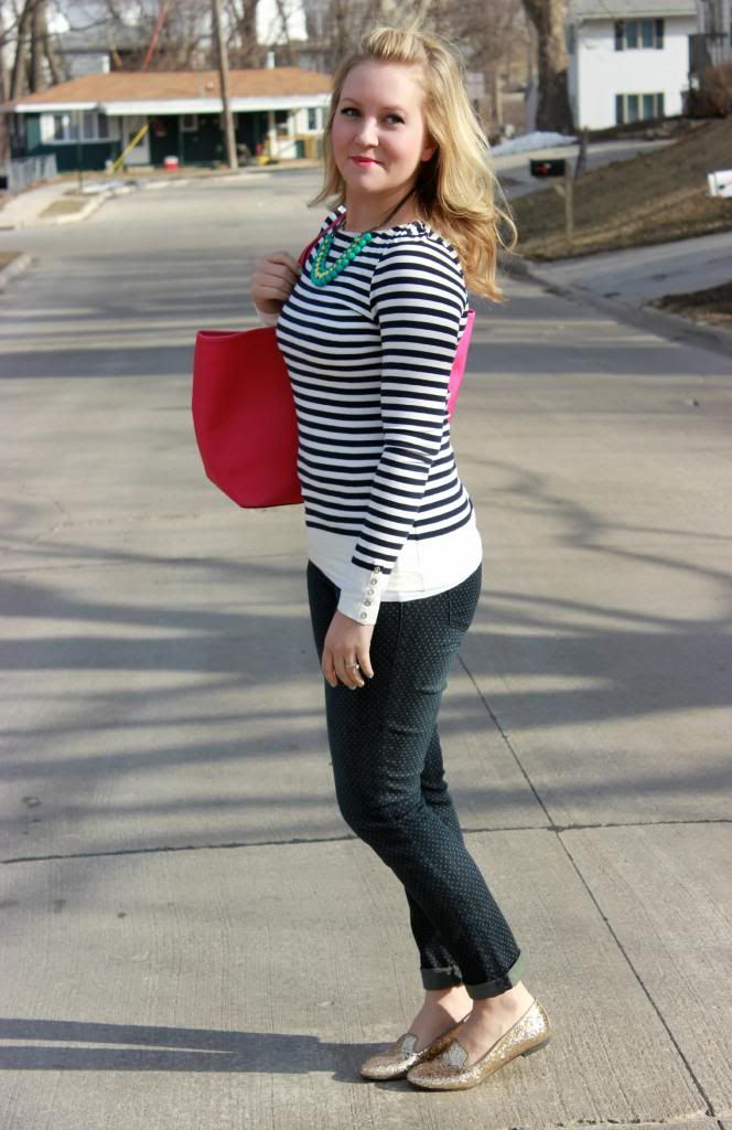 How to Wear Stripes and Polka Dots