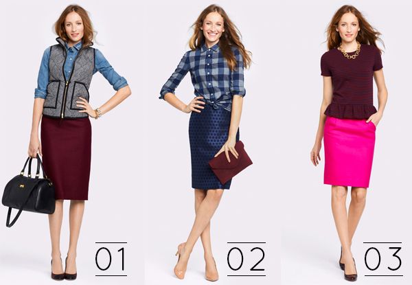 Pencil Skirt Inspiration