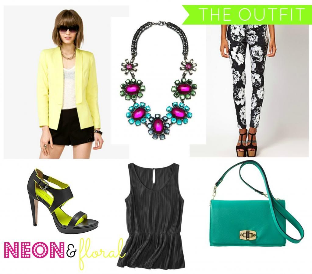 How to wear floral and neon