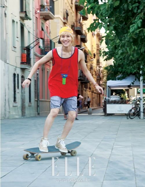 SHINee in Barcelona for ELLE Korea