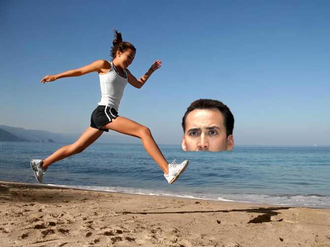 nicolas cage joggers