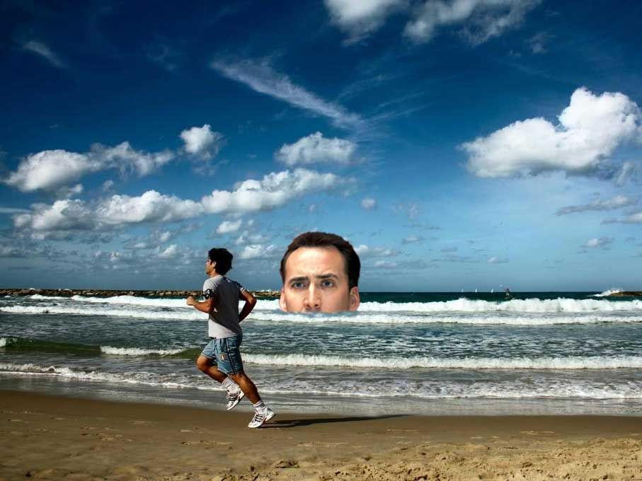 nicolas cage joggers