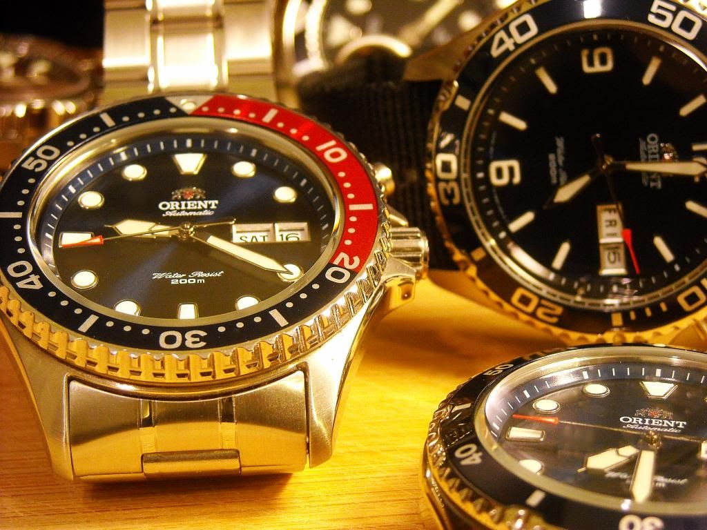 orient mako bezel insert