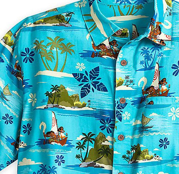 Authentic Disney Parks Store Moana Hawaiian Aloha XXL Camp