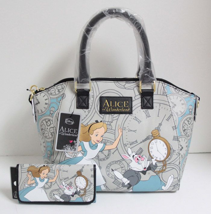 Disney Alice in Wonderland Loungefly Purse Shoulder Bag Satchel & Wallet NWT | eBay
