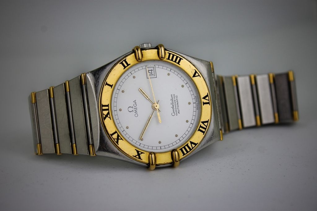 OMEGA Constellation 18K Gold & SS Automatic Chronometer photo 1_zpsi0fjfowk.jpg