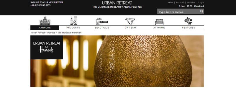 Harrods The Moroccan Hammam Urban Retreat Spa