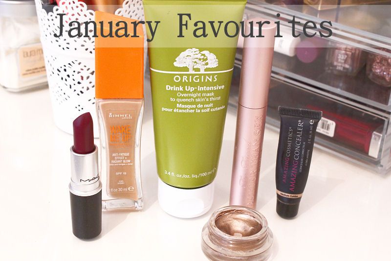 January Favourites feat Rimmel, Origins, MAC, Too Faced, Amazing Cosmetics and Maybelline