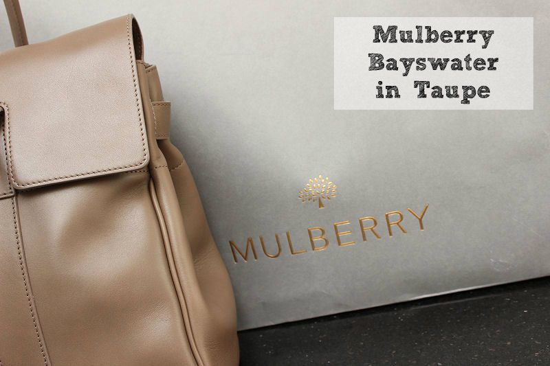 Mulberry Taupe Bayswater Bag