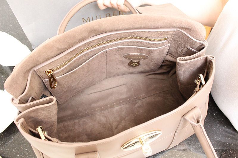 Mulberry Taupe Bayswater Bag