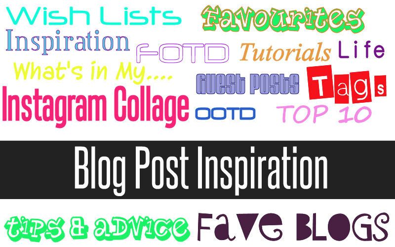 Blog Post Inspiration