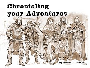 Chronicling your Adventures