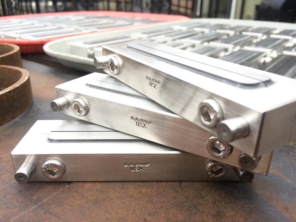 2 1/2" Stainless Steel File Guides with Carbide Inserts