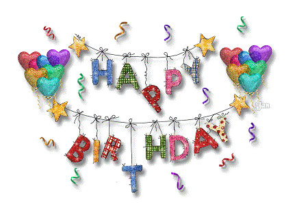 Image result for animated birthday hangings