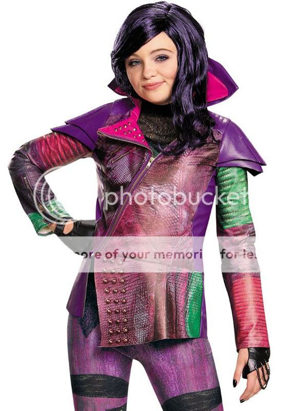 NWT Disney Descendants MAL Halloween Costume JACKET Coat - Girls Size ...