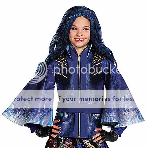 Disney Descendants EVIE Halloween COSTUME Cape JACKET for Girls ...