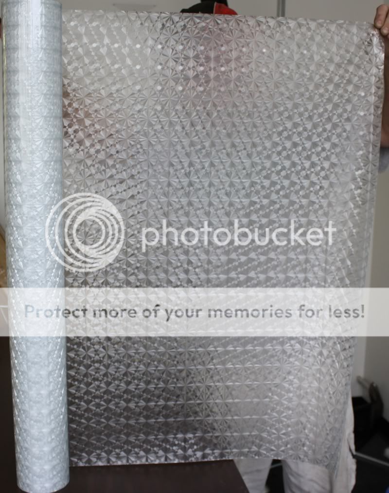 032 2ft Decorative Privacy Adhesive Free Static Cling Window Film Treatments